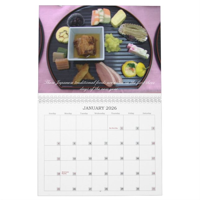 A View of Japan Calendar (Jan 2026)