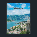 A View of Kotor Montenegro Postcard<br><div class="desc">This postcard features a view of Kotor,  Montenegro. Photo credit: Radik Sitdikov,  2021.

Enjoy your new A View of Kotor Montenegro Postcard!</div>