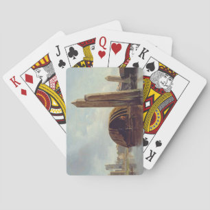 A View of Lambeth (oil on panel) Playing Cards
