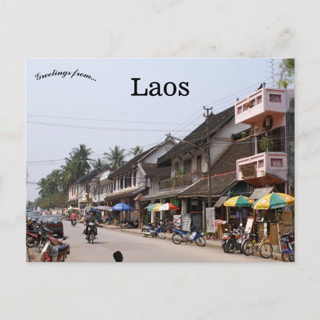 A View of Laos Postcard (Front)