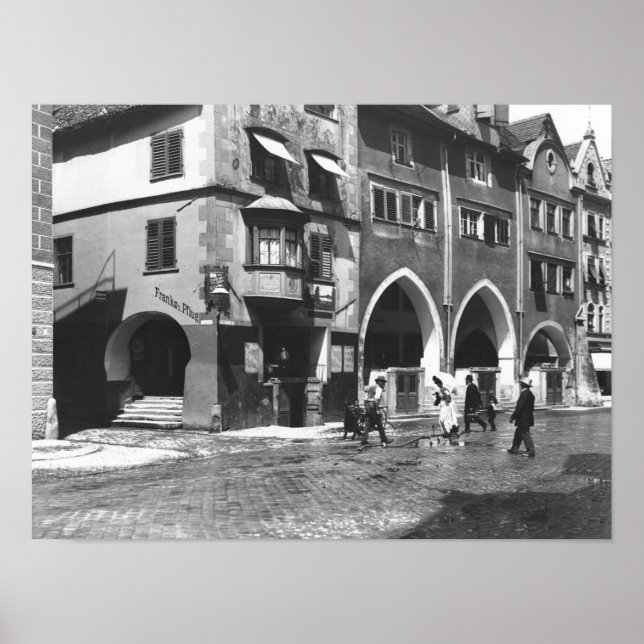 A view of Lindau, c.1910 Poster (Front)