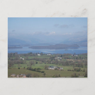 A view of Loch Lomond from the Dumpling Postcard