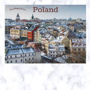 A View of Lublin Poland Postcard