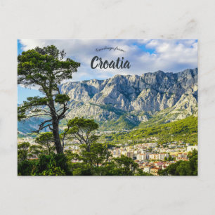 A View of Makarska Croatia Postcard