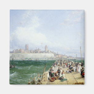 A View of Margate from the Pier, 1868 Magnet