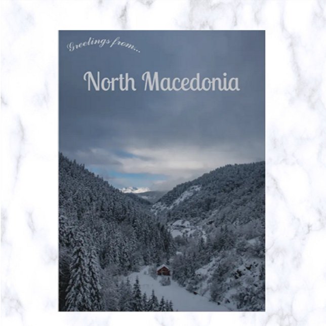 A View of Mavrovo North Macedonia Postcard (Creator Uploaded)