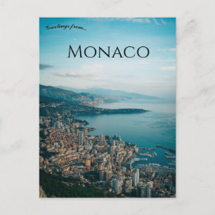 A View of Monaco Postcard