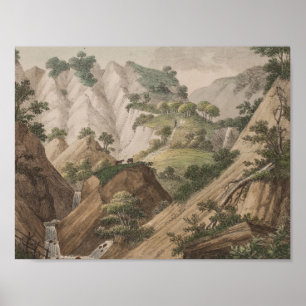 A view of Møn's chalk mountains (1802 – 1803) Poster