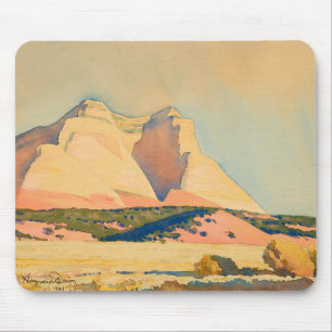 A view of Mount Carmel, Utah by Maynard Dixon Mouse Mat