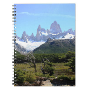 A View Of Mount Fitz Roy Notebook