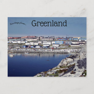 A View of Nuussuaq Greenland Postcard