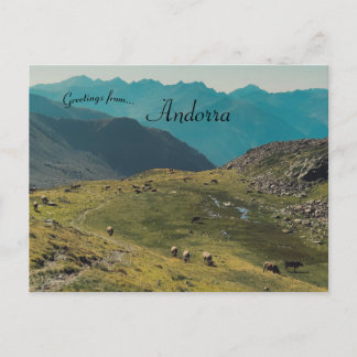 A View of Ordino Andorra Postcard