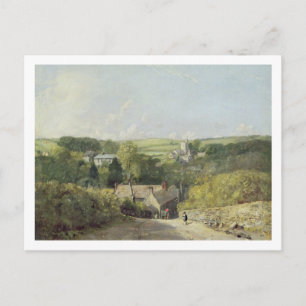 A View of Osmington Village with the Church and Vi Postcard