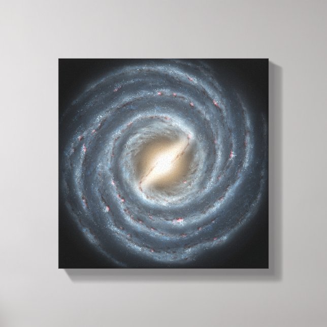 A view of our own Milky Way Galaxy Canvas Print (Front)