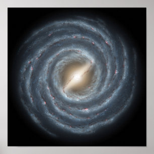 A view of our own Milky Way Galaxy Poster
