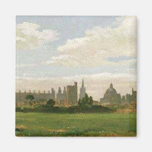 A View of Oxford (oil on millboard) Magnet