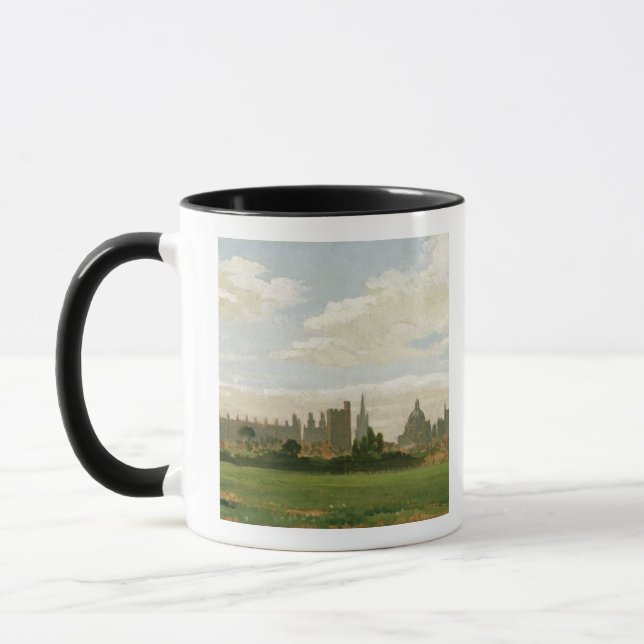 A View of Oxford (oil on millboard) Mug (Left)
