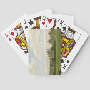 A View of Oxford (oil on millboard) Playing Cards