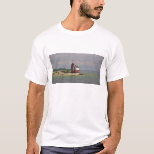 A view of Round Island Light Station. T-Shirt