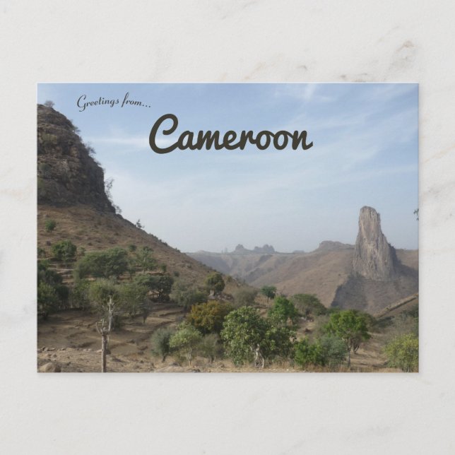 A View of Rumsiki Cameroon Postcard (Front)