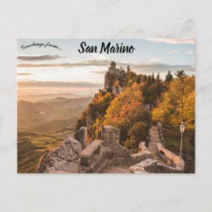 A View of San Marino Postcard