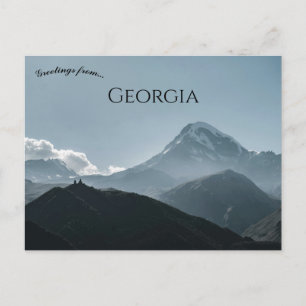 A View of Stepantsminda Formerly Kazbegi Georgia Postcard