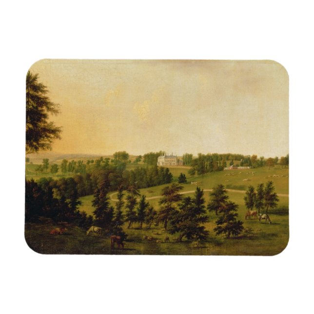 A View of Tapeley Park, Instow, North Devon Magnet (Horizontal)