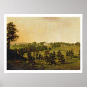 A View of Tapeley Park, Instow, North Devon Poster