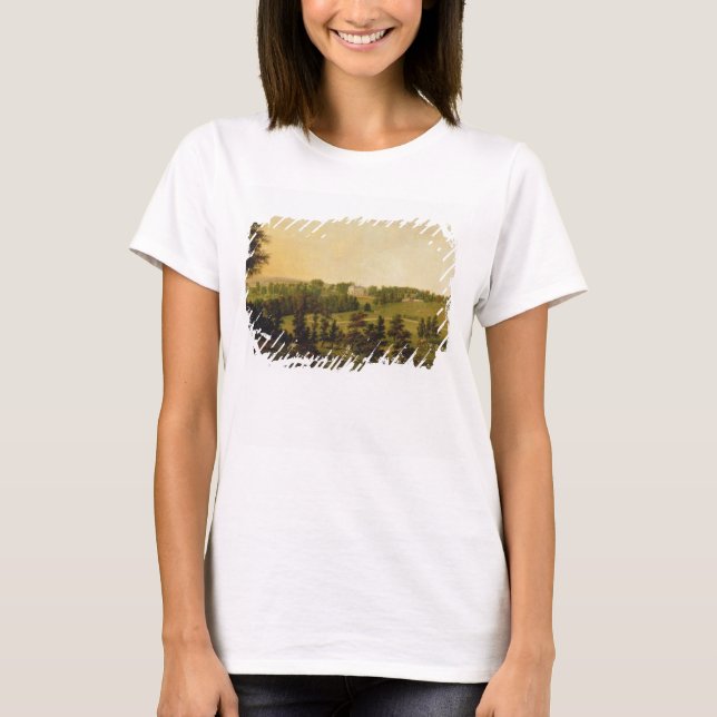 A View of Tapeley Park, Instow, North Devon T-Shirt (Front)