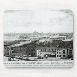 A View of the Cities of London and Westminster Mouse Mat