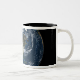 A view of the Earth Two-Tone Coffee Mug