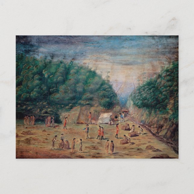 A View of the 'Endeavour's' Watering Place Postcard (Front)