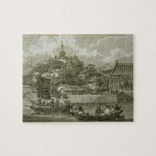 A View of the Gardens of the Imperial Palace, Peki Jigsaw Puzzle
