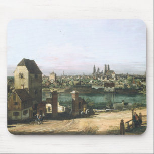 A View of the German City Munich by B. Bellotto Mouse Mat