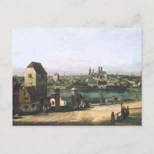 A View of the German City Munich by B. Bellotto Postcard