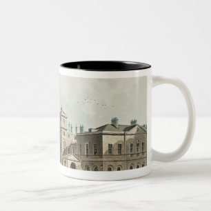 A view of the Horse Guards from Whitehall Two-Tone Coffee Mug