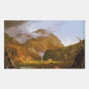 A View of the Mountain Pass Rectangular Sticker