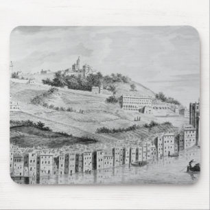 A view of the port of the city of Lyons Mouse Mat