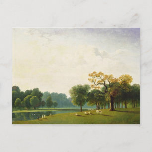A View of the Serpentine, 1815 (oil on canvas) Postcard
