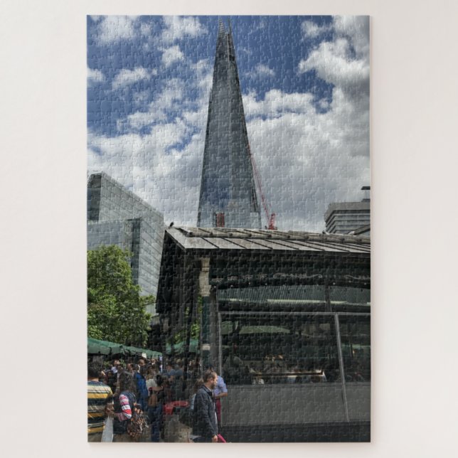 A View of the Shard, Borough Market, London UK Jigsaw Puzzle (Vertical)