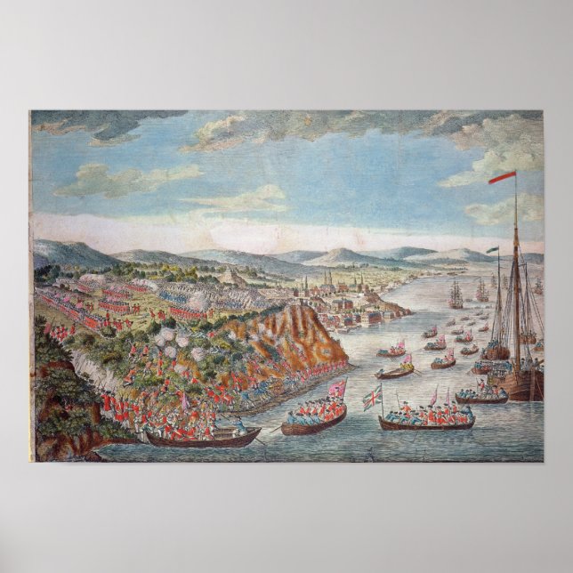 A View of the Taking of Quebec Poster (Front)