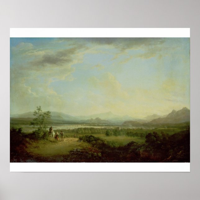 A View of the Town of Stirling on the River Forth Poster (Front)