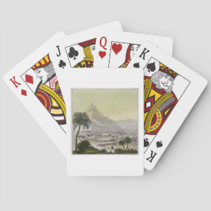 A view of the township of Lima, Peru, from 'Le Cos Playing Cards