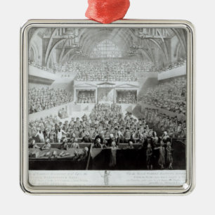 A View of The Trial of Warren Hastings Metal Tree Decoration