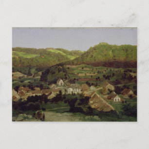 A View of the Village of Tenniken, 1846 Postcard