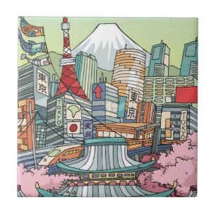 A View of Tokyo Tile