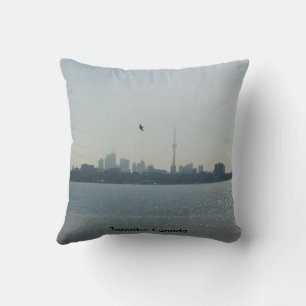 A view of Toronto Throw Pillow