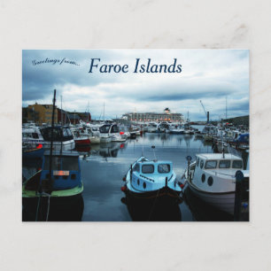 A View of Torshavn Faroe Islands Postcard