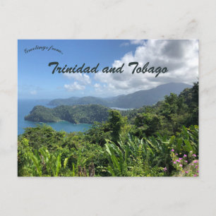 A View of Trinidad and Tobago Postcard