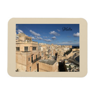 A view of Valletta, Malta by Sun, Moon, & Etoiles Magnet